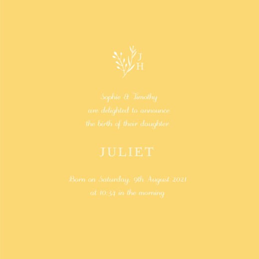Baby Announcements Fable Yellow - Page 3