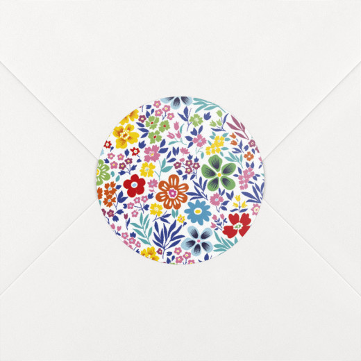 Baby Stickers Flower Garden Mulitocolor - View 1