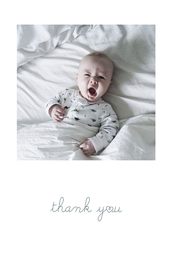 Baby Thank You Cards Darling Thank You - Front