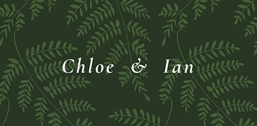 Wedding Place Cards Forever Ferns Green - Page 4