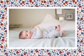 Baby Thank You Cards Seasonal Blossoms Winter
