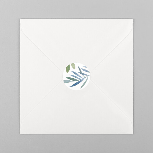 Wedding Envelope Stickers Moonlit Meadow White - View 2