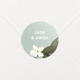 Wedding Envelope Stickers The Botanist Blue