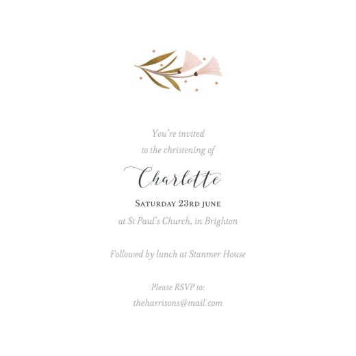 Christening Invitations Daphné (4 Pages) Spring - Page 3