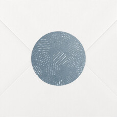 Wedding Envelope Stickers Sequins Blue