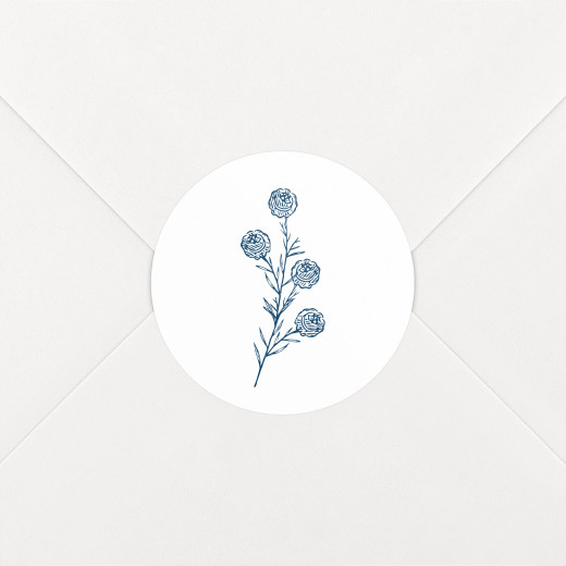 Wedding Envelope Stickers Laure de Sagazan White - View 1