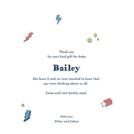 Baby Thank You Cards Superheroes Green - Page 3