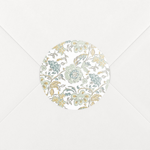 Baby Stickers Victorian Blossom Blue - View 1