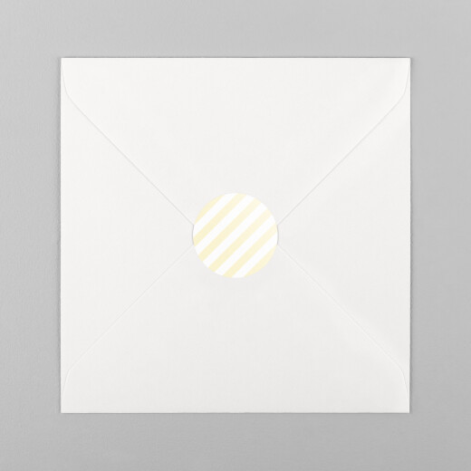 Baby Stickers Pastel Stripes Yellow - View 2