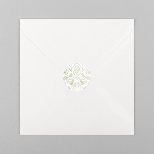 Wedding Envelope Stickers Springs Eternal Green - View 2