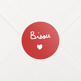 Baby Stickers Bisou by Mathilde Cabanas Red