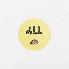 Baby Stickers Ohlala by Mathilde Cabanas Yellow