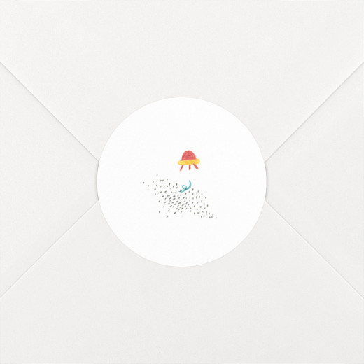 Baby Stickers Once upon a time Space White - View 1