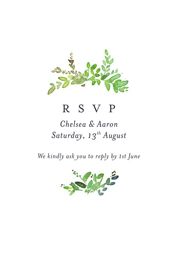 RSVP Cards Canopy (Small) Green - Front