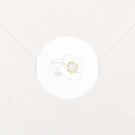 Baby Stickers Flower Crown White