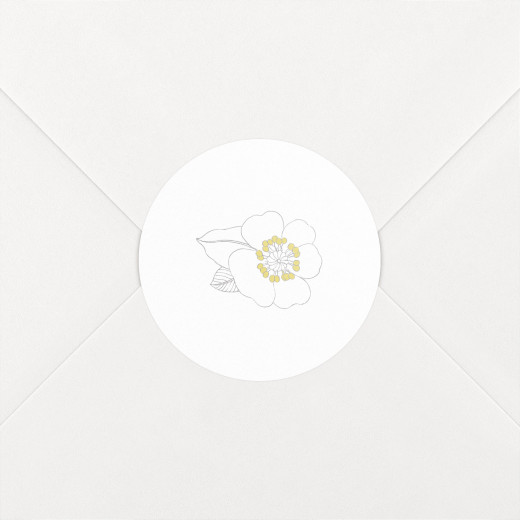 Baby Stickers Flower Crown White - View 1