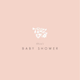 Baby Shower Invitations Pretty Pastel Pink
