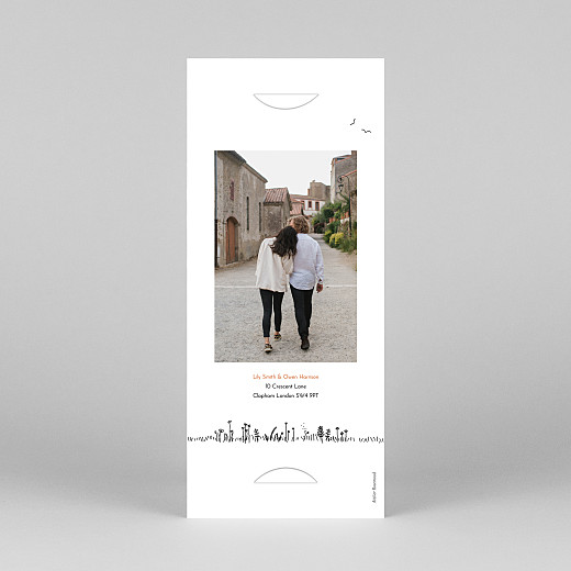 Wedding Invitations Rustic Promise (Bookmark) White - View 4