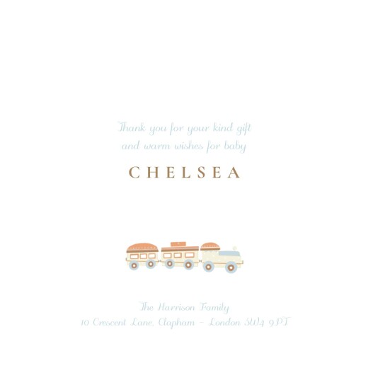 Baby Thank You Cards Rocking Horse (Girl) Chestnut - Page 3