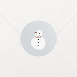 Baby Stickers Winter Family Snowman