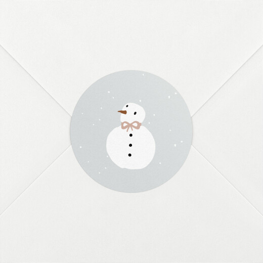 Baby Stickers Winter Family Snowman - View 1