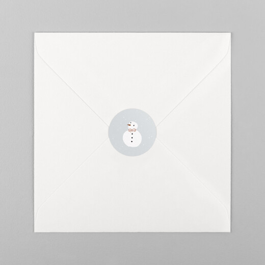 Baby Stickers Winter Family Snowman - View 2