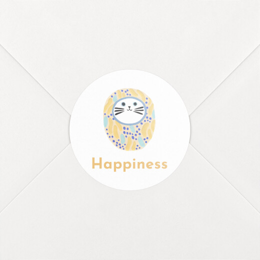 Baby Stickers Lucky Charm by Dodo Toucan Yellow - View 1