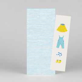 Baby Thank You Cards Petit Bateau x Rosemood (Bookmark) Blue
