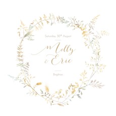 Wedding Invitations Country Meadow (Square) Sand