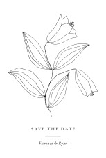 Save The Dates Love Poems White