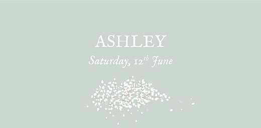 Christening Place Cards Baby's Breath Green - Page 4