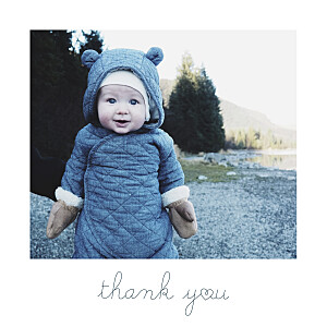 Baby Thank You Cards Darling (4 pages) thank you