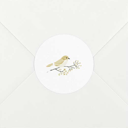 Christening Stickers Blessed Beige - View 1