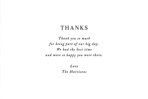 Wedding Thank You Cards Sweet Moments (5 photos 4 Pages) White - Page 3