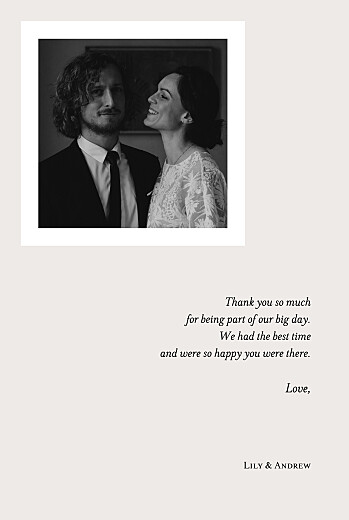Wedding Thank You Cards Memories (4 Pages) White - Page 3