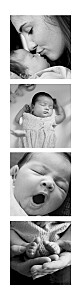 Baby Thank You Cards Liberty leaves (bookmark) bis pink