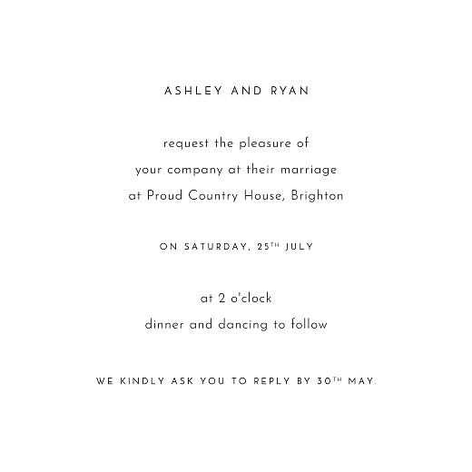 Wedding Invitations Love Grows White - Page 3