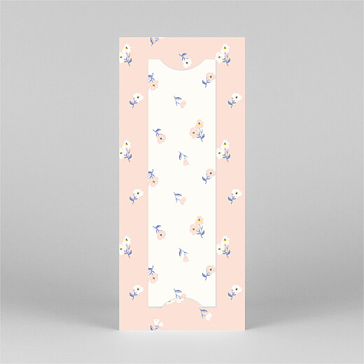 Baby Thank You Cards Cherry Blossom (Bookmark) Pink - View 3