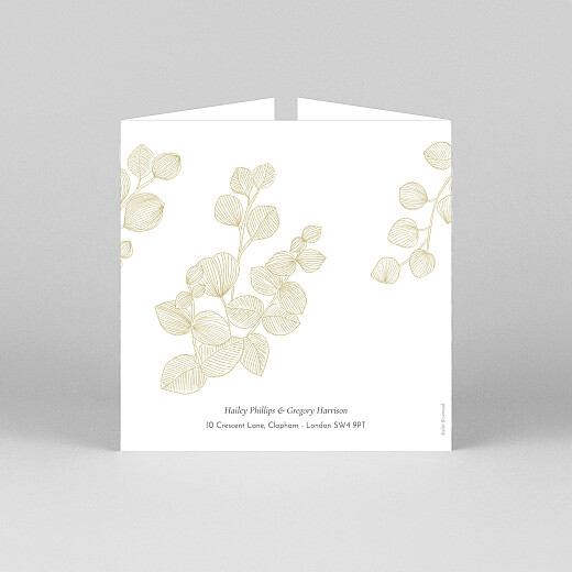 Wedding Invitations Everlasting Eucalyptus (Gatefold) bis Beige - View 3