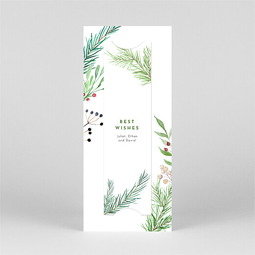 Christmas Cards Festive Season (Bookmark) Green - View 3
