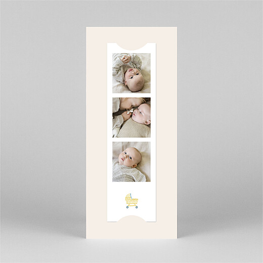 Baby Thank You Cards My Little World (bookmark) Colour - View 3