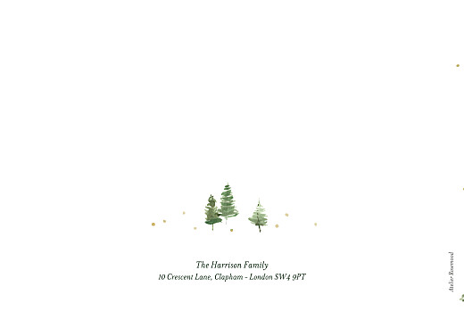 Christmas Cards Festive Firs (4 pages) White - Page 4