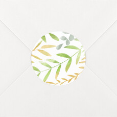 Wedding Envelope Stickers Enchanted Green