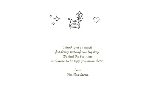 Wedding Thank You Cards Your day, your way White - Page 3