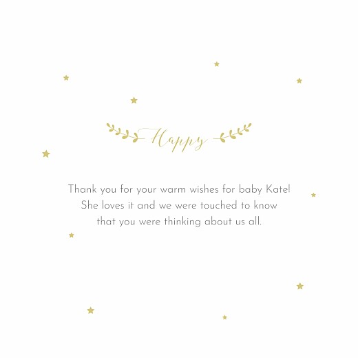 Baby Thank You Cards Lovely Family (4 pages) blanc - Page 3