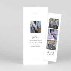 Save The Dates Tender Moments (Bookmark) White