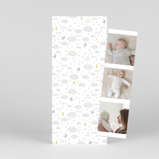 Baby Announcements Dreamland (Bookmark) Blue - View 1