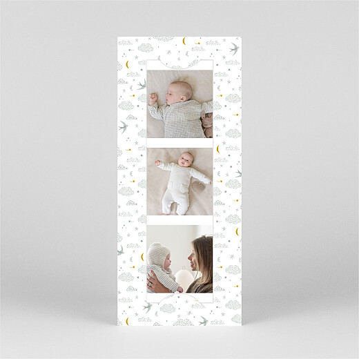 Baby Announcements Dreamland (Bookmark) Blue - View 2