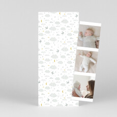 Baby Thank You Cards Dreamland (Bookmark) Blue