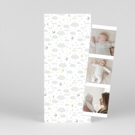 Baby Thank You Cards Dreamland (Bookmark) Blue